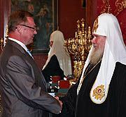 Состоялась встреча Святейшего Патриарха Алексия с руководством Счетной палаты РФ